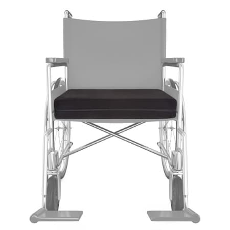 Fleming Supply Seat Cushion, 3" Memory Foam and Gel Layers, Removable Cover and Waterproof Lining-Support in Desk 396635KJO